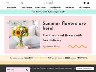 123-flowers.co.uk screenshot