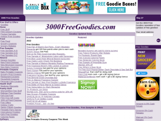 3000freegoodies.com screenshot