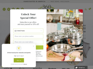 360cookware.com screenshot