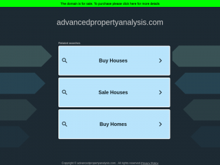 advancedpropertyanalysis.com screenshot