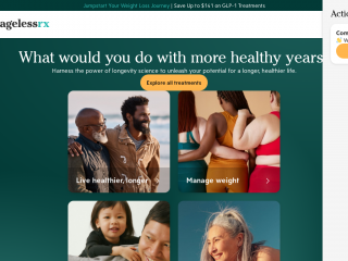 agelessrx.com screenshot