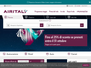 airitaly.com screenshot