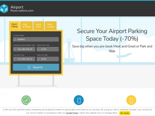 airport-reservations.com screenshot