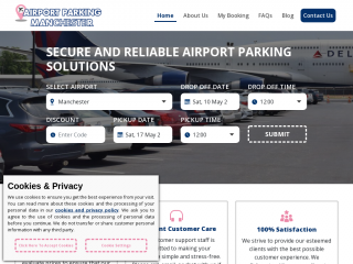 airportparkmanchester.co.uk screenshot