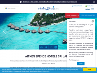 aitkenspencehotels.com screenshot