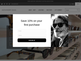 alexanderdaas.com screenshot