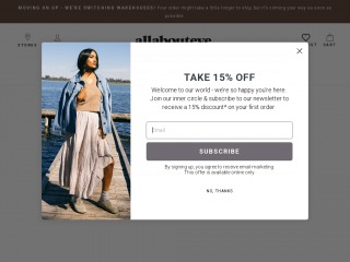 allabouteveclothing.com screenshot