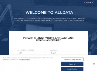 alldata.com screenshot