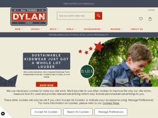 allthingsdylan.co.uk screenshot