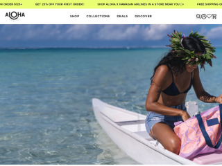 aloha-collection.com screenshot