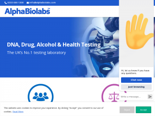 alphabiolabs.co.uk screenshot