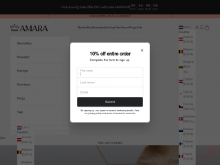 amarajewels.eu screenshot