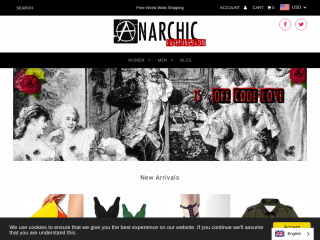 anarchicfashion.com screenshot