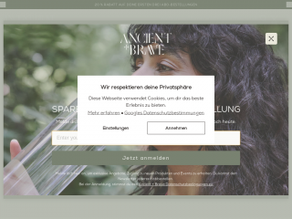 ancientandbrave.de screenshot