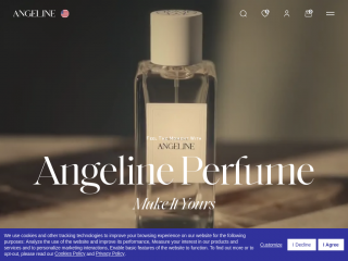 angeline-perfume.com screenshot