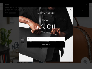 ansoncalder.com screenshot