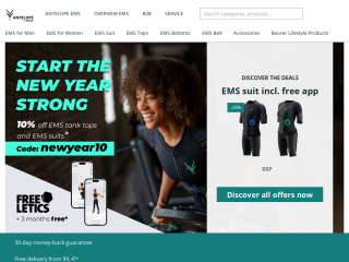 antelope-shop.com screenshot