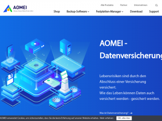 aomei.de screenshot