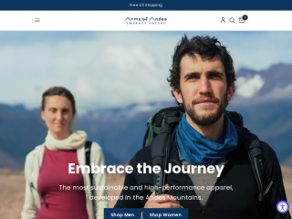 armsofandes.com screenshot
