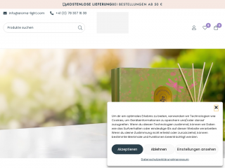 aroma-light.com screenshot