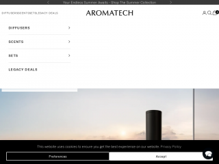 aromatechscent.com screenshot