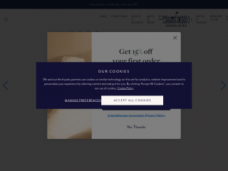 aromatherapyassociates.com screenshot