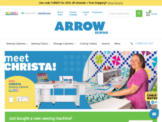 arrowcabinets.com screenshot