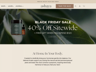 ashaya.com.au screenshot