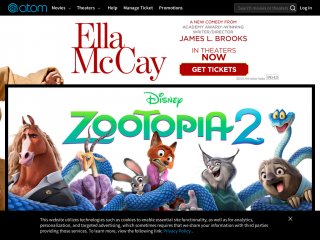 atomtickets.com screenshot