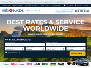 autoeurope.com screenshot