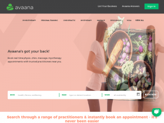 avaana.com.au screenshot