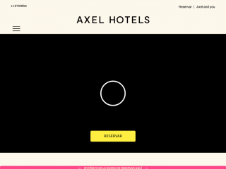 axelhotels.com screenshot