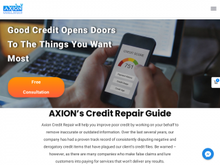 axioncreditrepair.com screenshot
