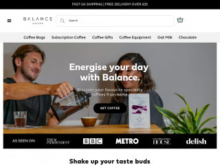 balancecoffee.co.uk screenshot