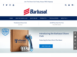 barbasol.com screenshot