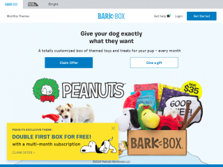 barkbox.com screenshot
