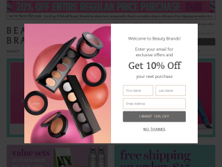 beautybrands.com screenshot