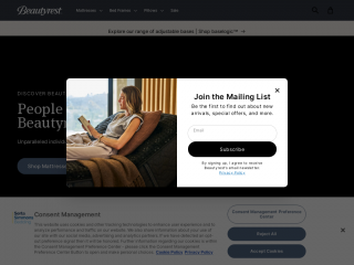 beautyrest.com screenshot