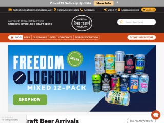 beercartel.com.au screenshot