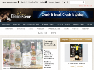 beerconnoisseur.com screenshot