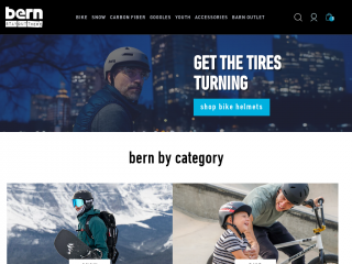 bernhelmets.com screenshot