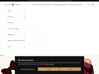 betsyandadam.com screenshot