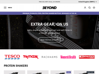 beyondshakers.com screenshot