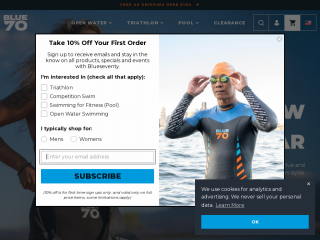 blueseventy.com screenshot
