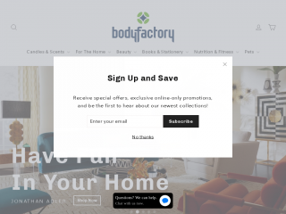 bodyfactory.com screenshot