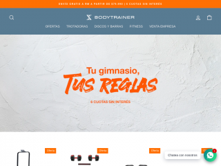 bodytrainer.cl screenshot