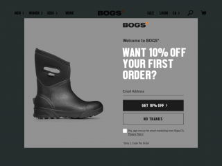 bogsfootwear.ca screenshot