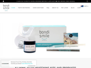 bondismile.com.au screenshot