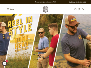 boneheadoutfitters.com screenshot