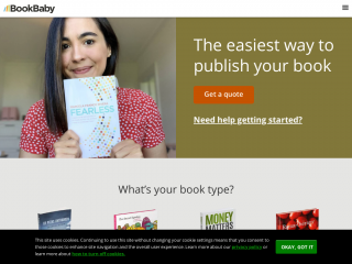 bookbaby.com screenshot